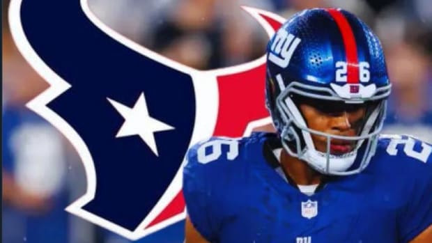 Saquon Barkley and the Texans